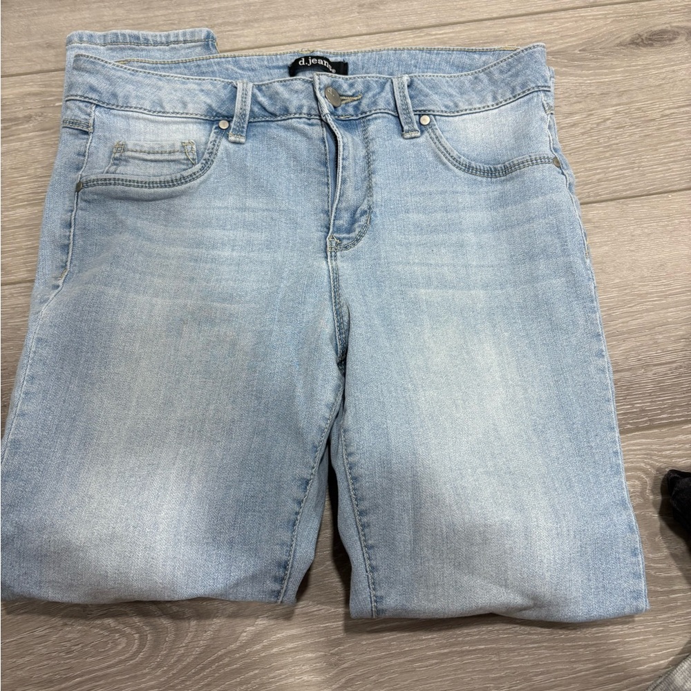 d. jeans Sky Blue Denim Shorts